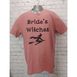 Bella+Canvas Women's Size XL Mauve/Black "BRIDE'S WITCHES" Shimmer T-Shirt